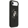 Karl Lagerfeld Silicone Karl & Choupette Ring MagSafe - Case iPhone Air (black)