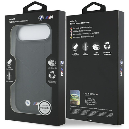 BMW M Quilted Logo MagSafe - iPhone Air Case (Black)