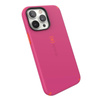 Speck CandyShell Pro + MagSafe - Coque pour iPhone 14 Pro Max avec revêtement MICROBAN (Digital Pink / Energy Red)