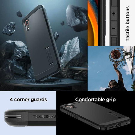 Spigen Tough Armor - Étui pour Samsung Galaxy XCover 7 (Noir)