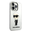Karl Lagerfeld IML NFT Ikonik - iPhone 14 Pro Tasche (Transparent)