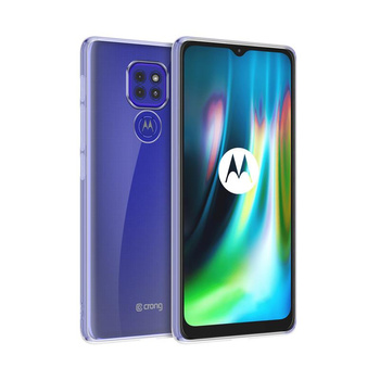 Crong Crystal Slim Cover - Motorola Moto E7 Plus Case (Transparent)