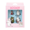 Mumin - Set aus 4 Ansteckbuttons für Kleidung oder Rucksack