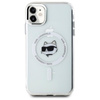 Karl Lagerfeld IML Metal Choupette Head MagSafe - Case for iPhone 11 (White)