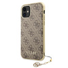 Guess 4G Charms Collection - iPhone 11 Case (brown)