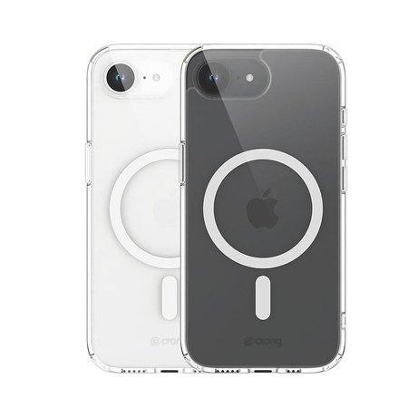 Crong Clear MAG Cover - pouzdro MagSafe pro iPhone 16e (čiré)