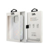 Karl Lagerfeld Monogram Iridescent - iPhone 14 Pro Max Case (silver)