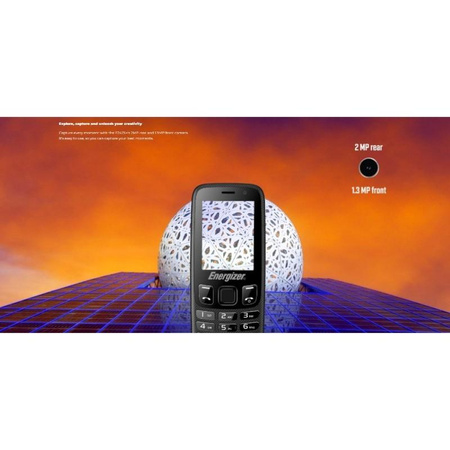 Energizer E242S+ - Telefon 512MB RAM 4GB 2.4" 4G LTE Dual SIM EU (Schwarz)