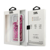 Karl Lagerfeld Glitter Liquid Floating Charms - pouzdro pro iPhone 12 / iPhone 12 Pro (Pink Floating Charms)
