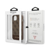 Guess 4G Bottom Stripe Collection - Etui iPhone 13 (brązowy)
