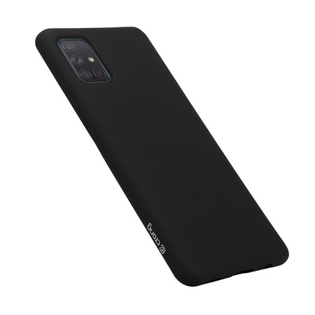 Barevný kryt Crong - pouzdro pro Samsung Galaxy A71 (černé)
