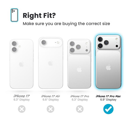 ETUI MAGSAFE PANCERNE DO IPHONE 17 PRO MAX Speck PRZEZROCZYSTE BEZBARWNE