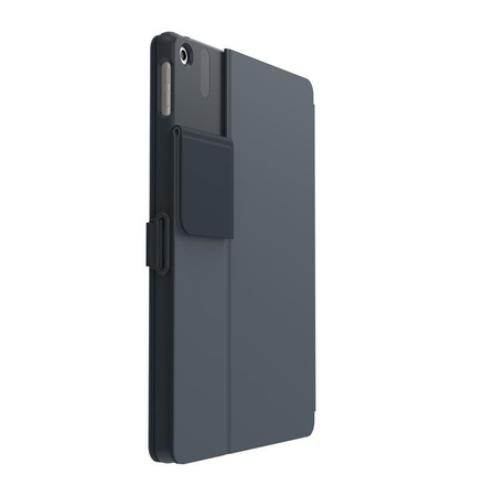 Speck Balance Folio - pouzdro pro iPad 10,2" 9 (2021) / 8 (2020) / 7 (2019) s povrchovou úpravou MICROBAN (Stormy Grey/Charcoal Grey)