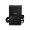 Karl Lagerfeld Monogram Plate Wallet Phone Bag - Smartphone- und Zubehörtasche (Schwarz)