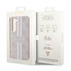Guess 4G Printed Stripe - Case for Samsung Galaxy S23 (Pink)