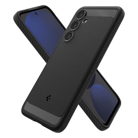 Spigen Rugged Armor - tok Samsung Galaxy S24 FE (matt fekete)