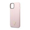 Guess Silicone Triangle Logo - iPhone 14 Case (purple)