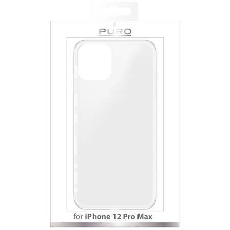 PURO 0.3 Nude - tok iPhone 12 Pro Max (átlátszó)