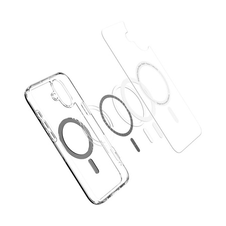 Spigen Ultra Hybrid Mag MagSafe - Case for iPhone 16 (Carbon Fiber)