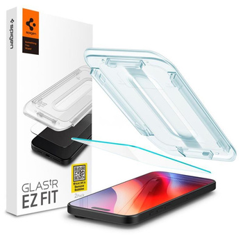 Spigen GLAS.TR EZ FIT Privacy - Tempered glass with privacy filter for iPhone 16 Pro