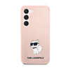 Karl Lagerfeld szilikon NFT Choupette - Samsung Galaxy S23+ tok (rózsaszín)