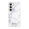 Guess Marble Kollektion - Hülle für Samsung Galaxy S23 (Weiß)