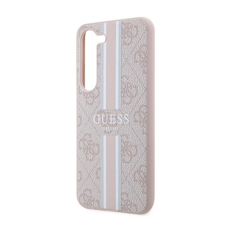 Guess 4G Printed Stripe - Hülle für Samsung Galaxy S23 (Pink)