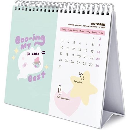 Pusheen - Calendrier de bureau 2022 de la collection Foodie