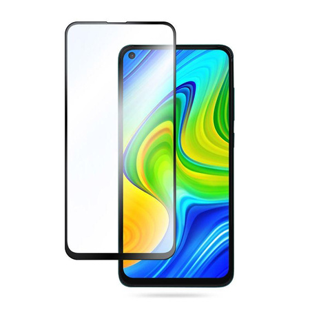 Crong 7D Nano Flexible Glass - 9H hybridní sklo pro celý displej telefonu Xiaomi Redmi Note 9