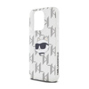 Karl Lagerfeld IML Choupette Head & Monogram - iPhone 15 Pro Max Case (Transparent)