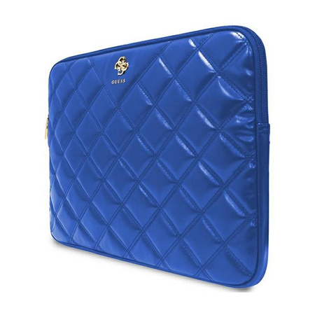 Guess Quilted 4G Sleeve - pouzdro na notebook 13" / 14" (modré)