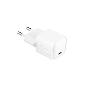 PURO Super Mini Fast Wall Charger - USB-C Power Delivery 20W fast mini wall charger (white)