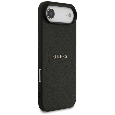 Guess Grained Ring MagSafe - Hülle iPhone Air (schwarz)