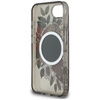 Guess IML Flowers MagSafe - étui pour iPhone 16e (noir)