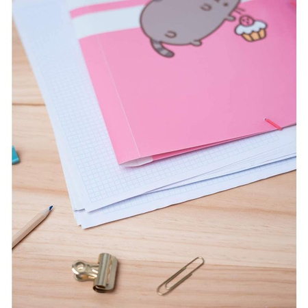 Pusheen - Collection Rose porte-documents en caoutchouc (24,5 x 34,5 cm)