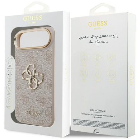 Etui do iPhone Air Guess Classic Oryginalne Różowy Modny Pokrowiec Case