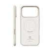 SILIKONOWE ETUI MAGSAFE DO IPHONE 17 PRO Crong BEŻOWE MAGNETYCZNE CASE