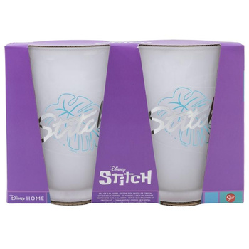 Disney Stitch - Set de deux verres dans une boîte décorative (490 ml)