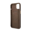 Guess 4G Logo Plate MagSafe - iPhone 13 Tasche (braun)