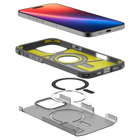 Spigen Tough Armor MagSafe - Case for iPhone 16 Pro Max (Frost Black)