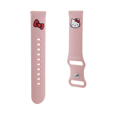 Hello Kitty Silicone Kitty Head - Universalarmband für Smartwatch 22 mm (pink)