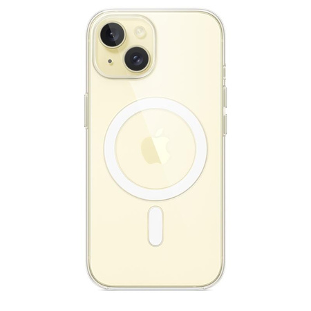 Apple Clear Case - Étui MagSafe pour iPhone 15 (transparent)
