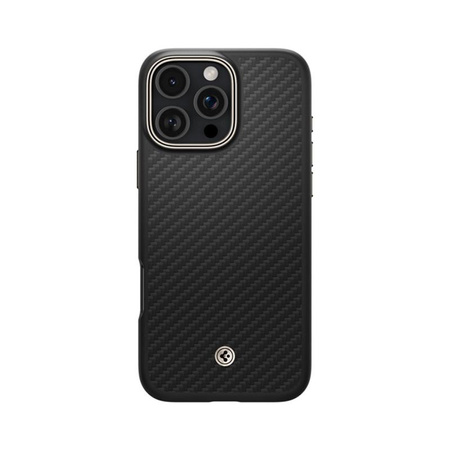 Spigen Enzo Aramid Mag MagSafe - Hülle iPhone 16 Pro (Black / Natural)