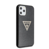 Guess Solid Glitter Triangle - iPhone 11 Pro Case (Black)