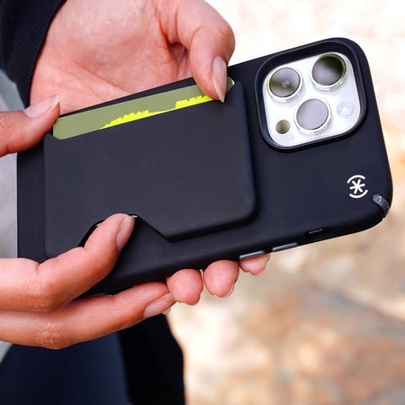 Speck ClickLock Wallet For MagSafe - Portefeuille magnétique MagSafe (Noir)