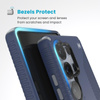 Speck Presidio2 Grip Magnet - Samsung Galaxy S25 Ultra MagSafe Case (Küstenblau/Staubgrau/Weiß)