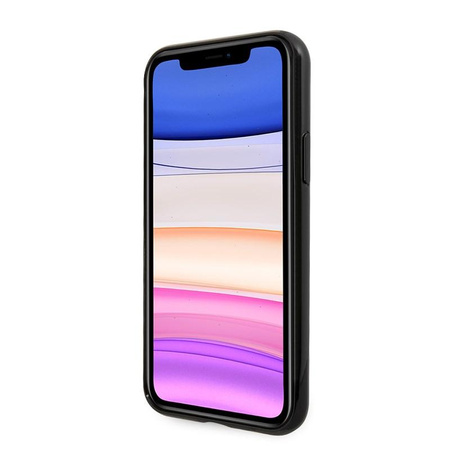 Guess Circle Glitter 4G - iPhone 11 Case (black)