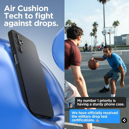 Spigen Liquid Air - Gehäuse für Samsung Galaxy A15 4G/5G (Mattschwarz)