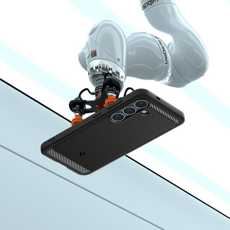 Spigen Rugged Armor Mag MagSafe - Hülle für Samsung Galaxy S25 (Matte Black)