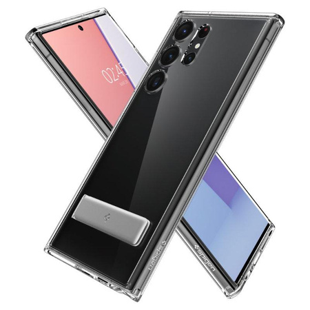 Spigen Ultra Hybrid "S" - Gehäuse für Samsung Galaxy S23 Ultra (Transparent)